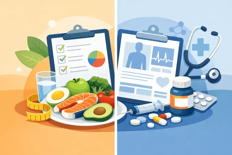 Dieta o tratamiento médico: qué funciona mejor