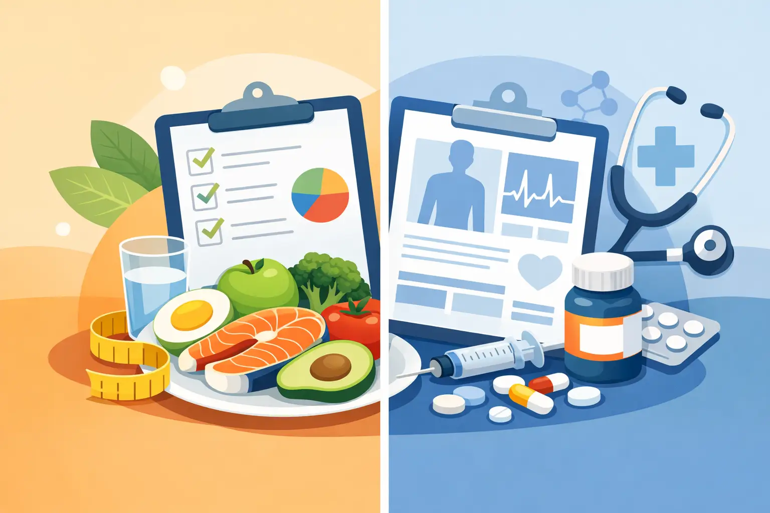 Dieta o tratamiento médico: qué funciona mejor
