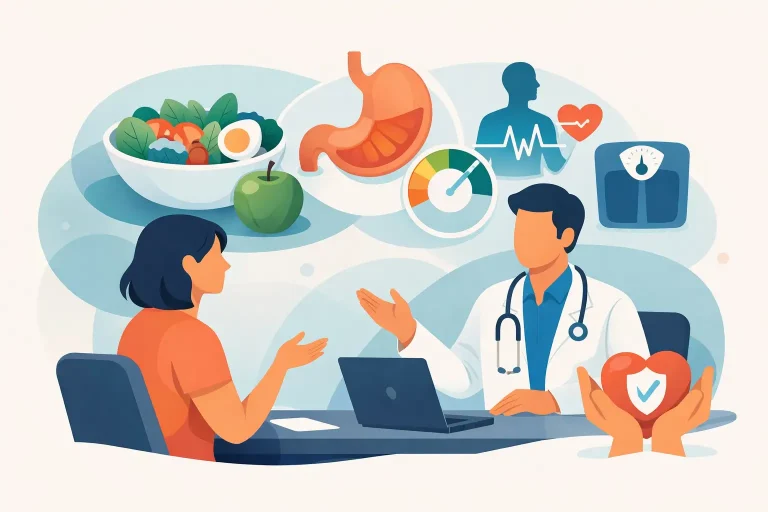 Cómo mejorar la saciedad con apoyo médico