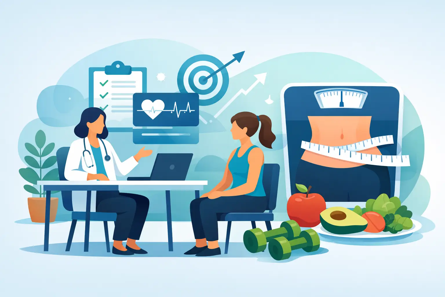 Guía de consulta médica para adelgazar